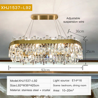 Decorbites™ Kristall-Leuchter: Postmoderne High-End-Luxus für Wohnzimmer, Schlafzimmer und Restaurant