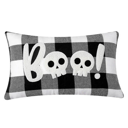 Decorbites™ Halloween-Geister-Stickkissen für gemütliche Wohnzimmer-Sofarast