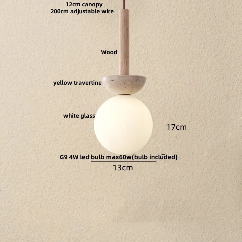 Black Wabi Sabi Pendant