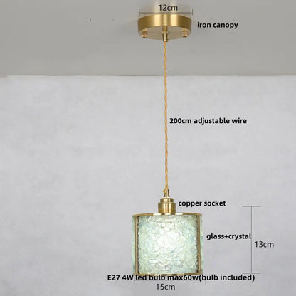 Decorbites™ Kristallglas LED-Hängeleuchte für Küche Esszimmer Bar Luxus-Kunst-Dekoration