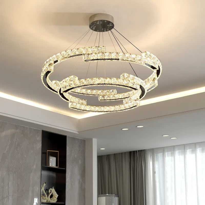 Decorbites™ Kristall-LED-Hängeleuchten Chromstahl Moderne Luxusarmaturen