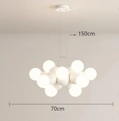 Decorbites™ Elegante Kronleuchter Deckenpendellampe für Esszimmer, Salon und Innenbeleuchtung