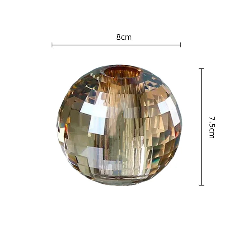 Decorbites™ Kristallkugel-Aromaverstärker mit Zahnbürstenhalter und geometrischer Basis