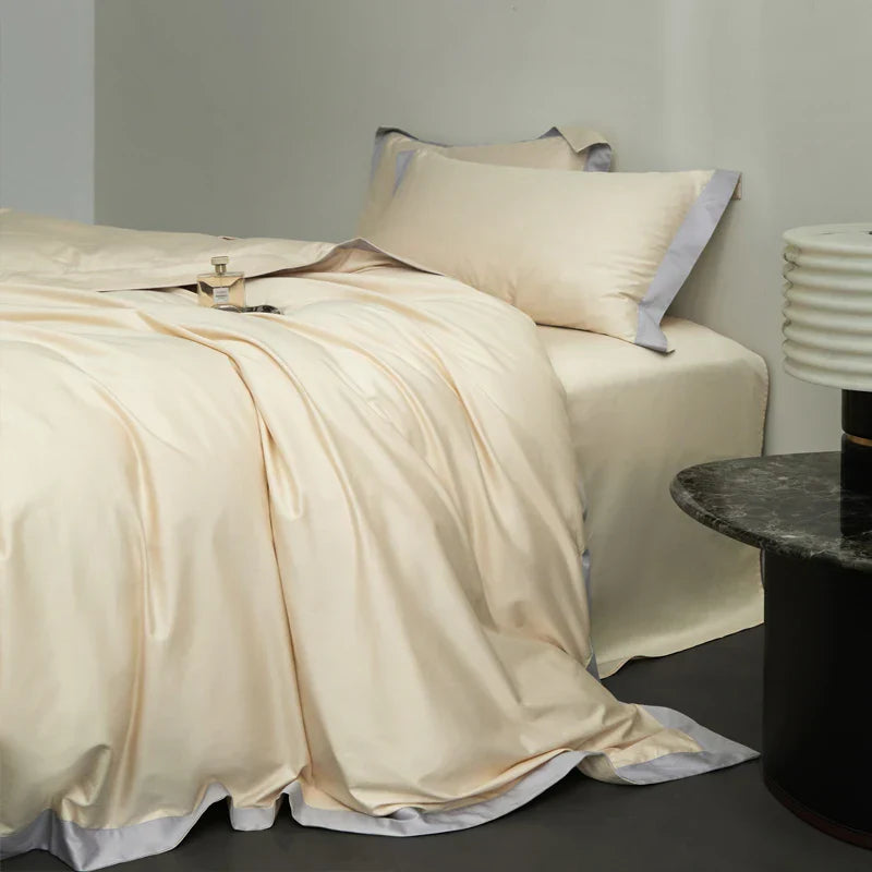 Decorbites™-Ägyptische Baumwolle Hotel-Stil Bettwäsche-Set 1000TC Queen King Daunenbettdecke Bezug Laken Kissenbezüge
