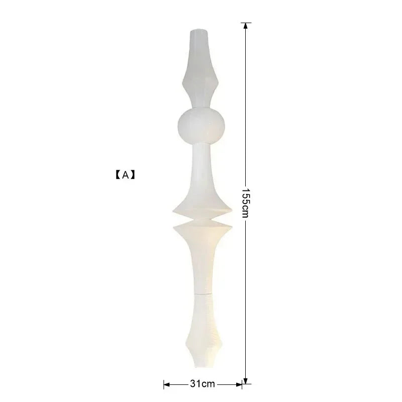 Decorbites™ Japanisches Wabi-Sabi-Pendant-Licht LED E27 Noguchi Akari Reispapier Deckenaufhänger