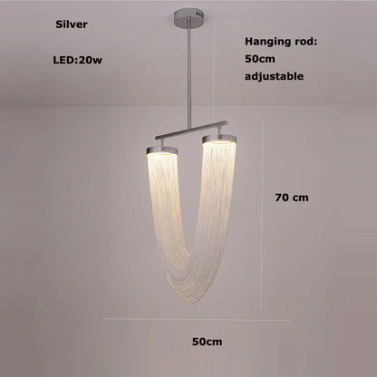 Decorbites™ LED-Aluminium-Deckenleuchter Beleuchtung Hängelampen für Foyer