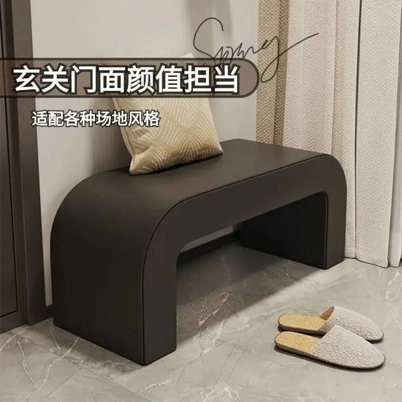 Decorbites™-Leder-Schuhwechsler-Hocker: Stilvolles und funktionales Sitzmöbel für Wohnzimmer und Schlafzimmer.