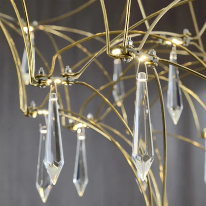 Decorbites™ Deluxe Kristallstern-Lampe: Designer-LED-Beleuchtung für modernes Wohnzimmer & Villa