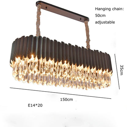 Decorbites™ Crystal 2024 Deckenleuchten: Moderne dimmbare LED-Runde Lampen in Schwarz
