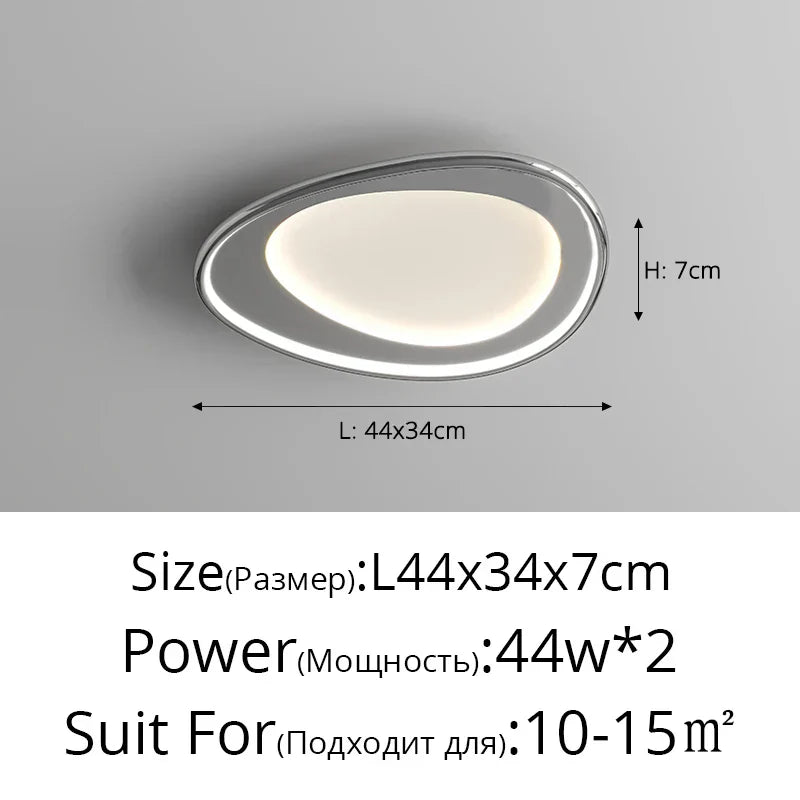 DecorBites™ LED Chandeliers White Chrome Kitchen Light Fixture Modern Home Lighting