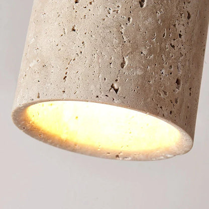 Decorbites™ Japanischer Stil Stein-Holz-Runder LED-Deckenleuchte für Wohnzimmer und Flur