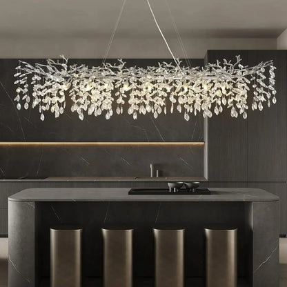 Decorbites™ Kristall-Hängeleuchte: Elegante Kronleuchter für Esszimmer, Wohnzimmer, Küche