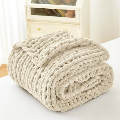 Decorbites™ Gemütliche Herbst-Fleece-Decke | Beidseitig warme Flanell | Langlebig & weich