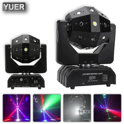 Decorbites™ Disco-Kugel-Lichter LED Moving-Head-Fußball-Licht Nachtclub-Bühnenbeleuchtung