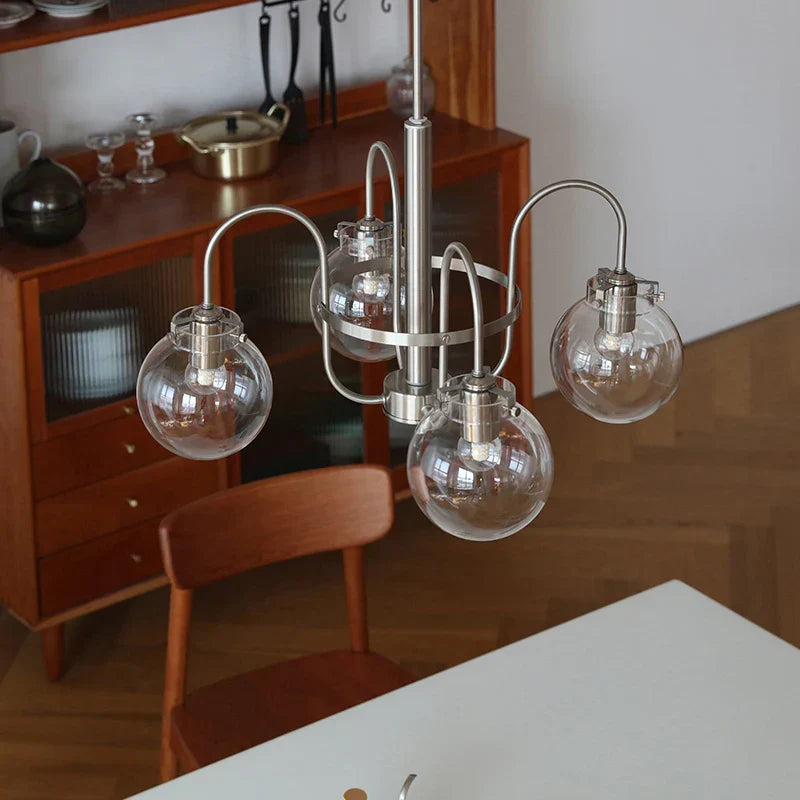 Decorbites™ Glas-LED-Kronleuchter: Retro-Bauhaus-Design für Wohnzimmer, Schlafzimmer, Küche oder Esstisch
