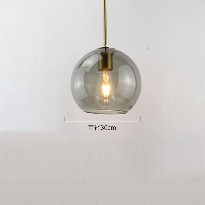 DecorBites™ Glass Ball LED Pendant Lights for Chic Home Decor and Lighting