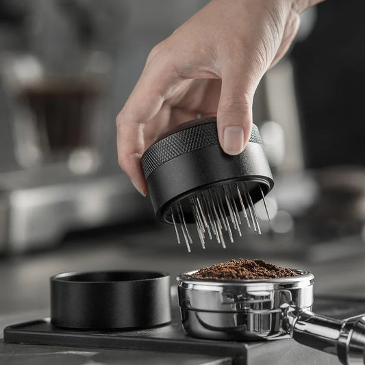 Decorbites™ Espressonadel-Verteiler und Rührwerkzeug für Kaffeepulver