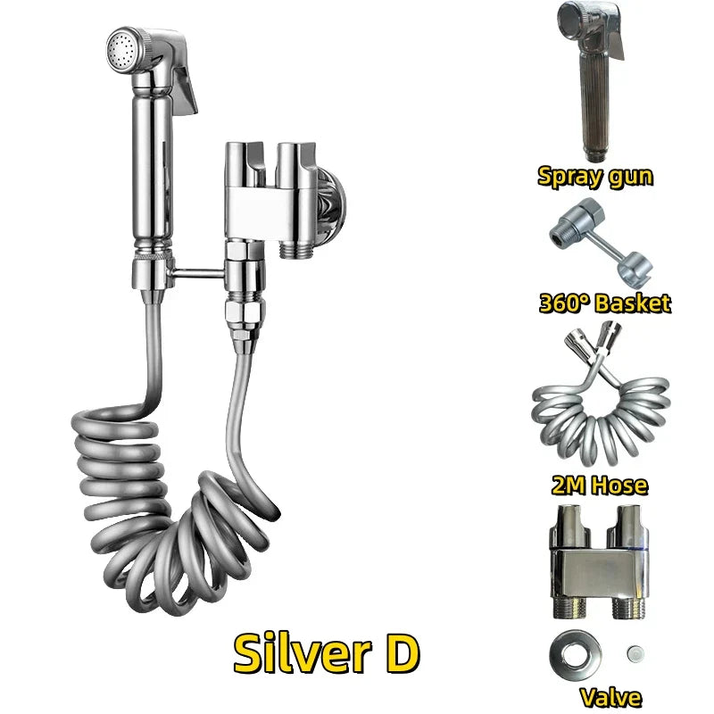 Chrome Hygienic Bidet Sprayer