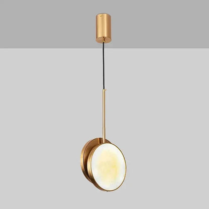 Decorbites™ Goldener Marmor LED-Hängeleuchte: Luxuriöse nordische minimalistische Dekoration für Wohn- und Esszimmer