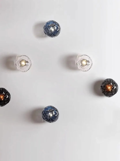 DecorBites™ Crystal Glass Wall Sconce Lamps for Stylish Living Room and Bedroom Lighting