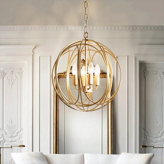 Decorbites™ Gold-Kristall-Kronleuchter: Moderne Deckenleuchte für Esszimmer, Küche und Schlafzimmer