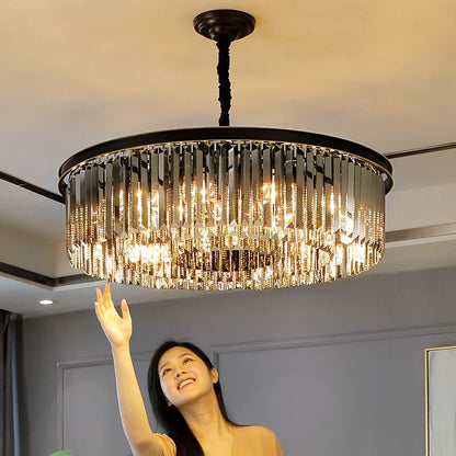 Decorbites™ Zweifachzweck-Kristall-Leuchter-Deckenlampe für Schlafzimmer und Wohnzimmer