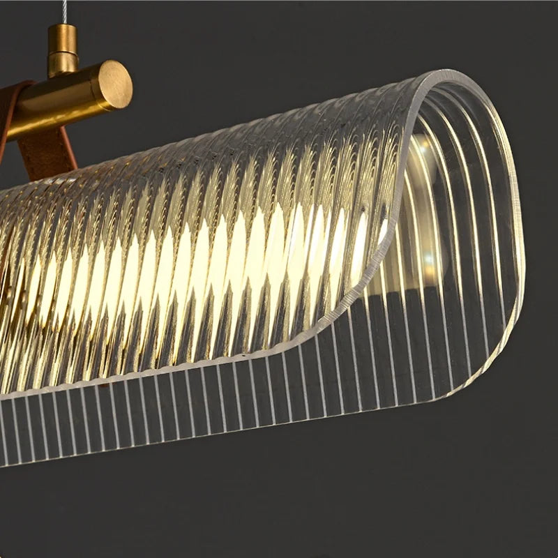 Nordic Minimalist Acrylic Strip Pendant Light