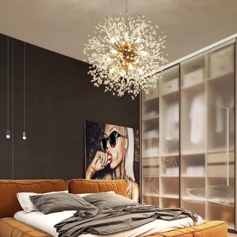 Decorbites™ Löwenzahn-Leuchter: Nordisches Dekor für Wohnzimmer, Schlafzimmer, Esszimmer & Laden-Hängeleuchte