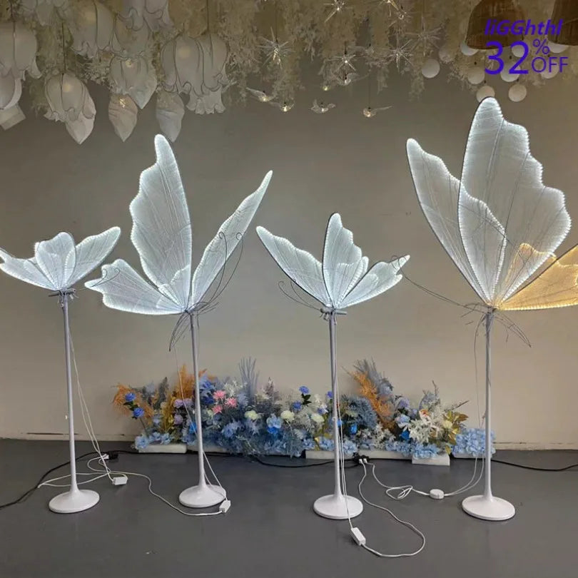 Decorbites™ Spitzen-Schmetterling LED-Hochzeitsdekoration Lampe
