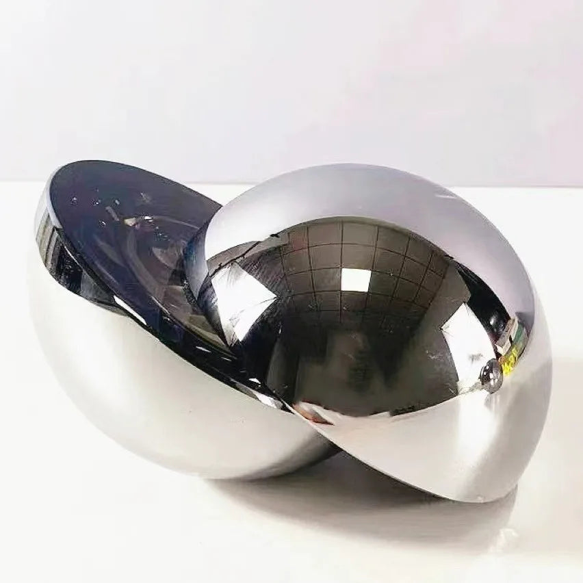 DecorBites™ Geometric Glass Ball Trinket Home Decor Figurine