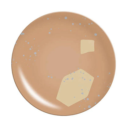 Decorbites™ Koreanischer Stil Rundes Essensgeschirr aus Bambusfaser für Desserts, Früchte und Kuchen
