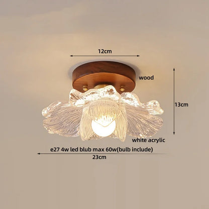 Decorbites™ Würfel Holz Kupfer LED Deckenleuchte Vintage Loft Deckenlampe