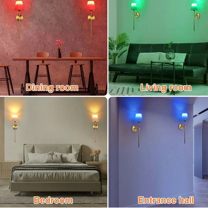 Fabric Industrial Wall Lamp