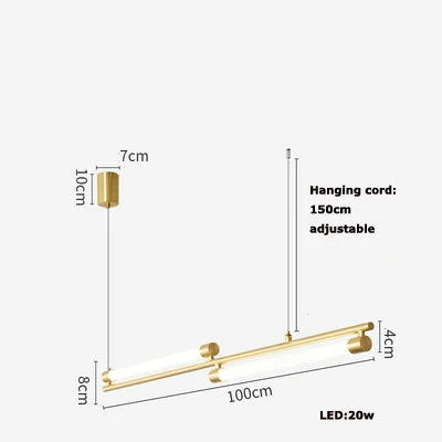 Decorbites™ dimmbare LED-Acrylkronleuchter-Beleuchtung für das Esszimmer