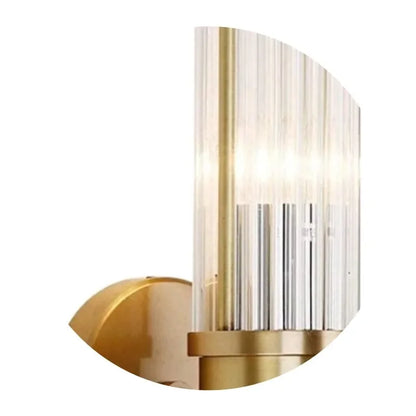 DecorBites™ Crystal LED Wall Lamp: Single & Double Head Modern Bedside Background Light