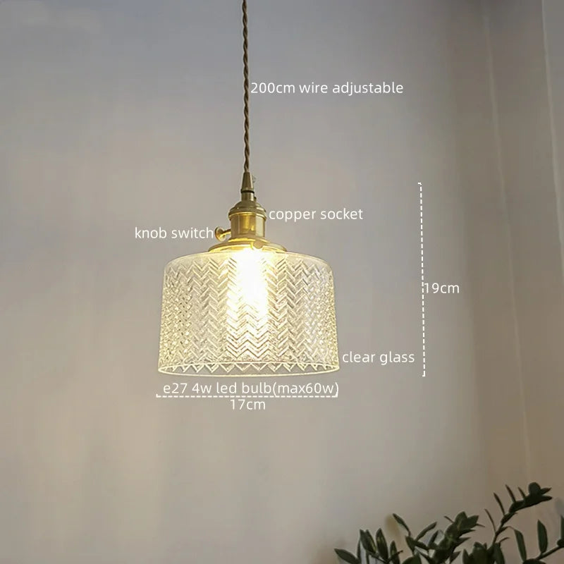 Decorbites™ Grünes Glasanhängerleuchte Kronleuchter – Nordische LED-Hängeleuchte für die Heimdekoration