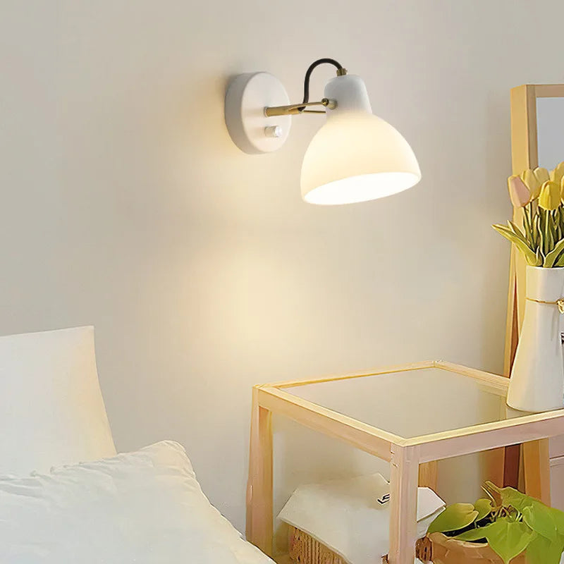 Decorbites™ Japanischer Stil Weißes Glas LED Wandleuchte Verstellbare Beleuchtung