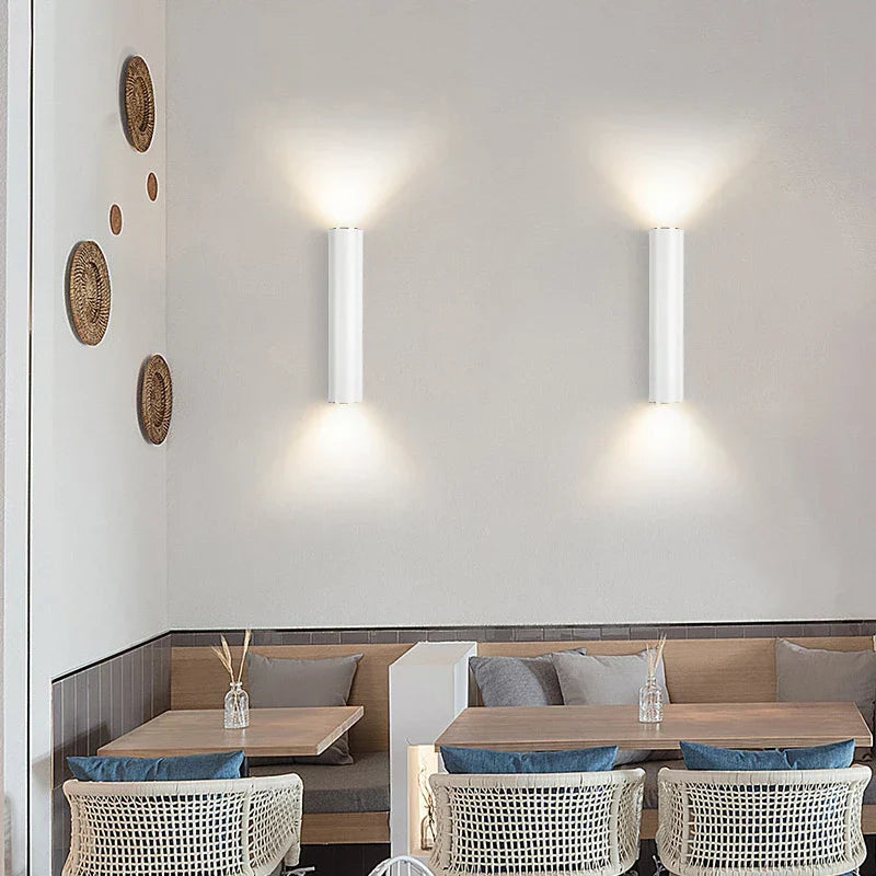 DecorBites™ LED Aluminum Wall Lamp for Indoor Lighting Decor in Living Room, Bedroom, Dining & Bedside.