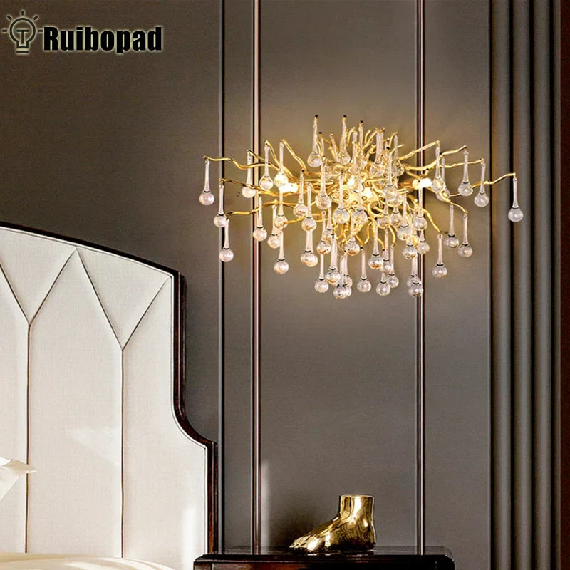 Decorbites™ Kristall-LED-Wandleuchte für Wohnzimmer und Schlafzimmer, moderne Innenraum-Wandlampe