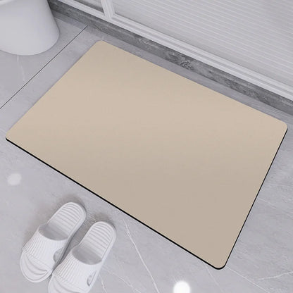 Decorbites™ Diatomeenerde-Badteppich: Super saugfähige rutschfeste Matte für Badezimmer & Toiletten