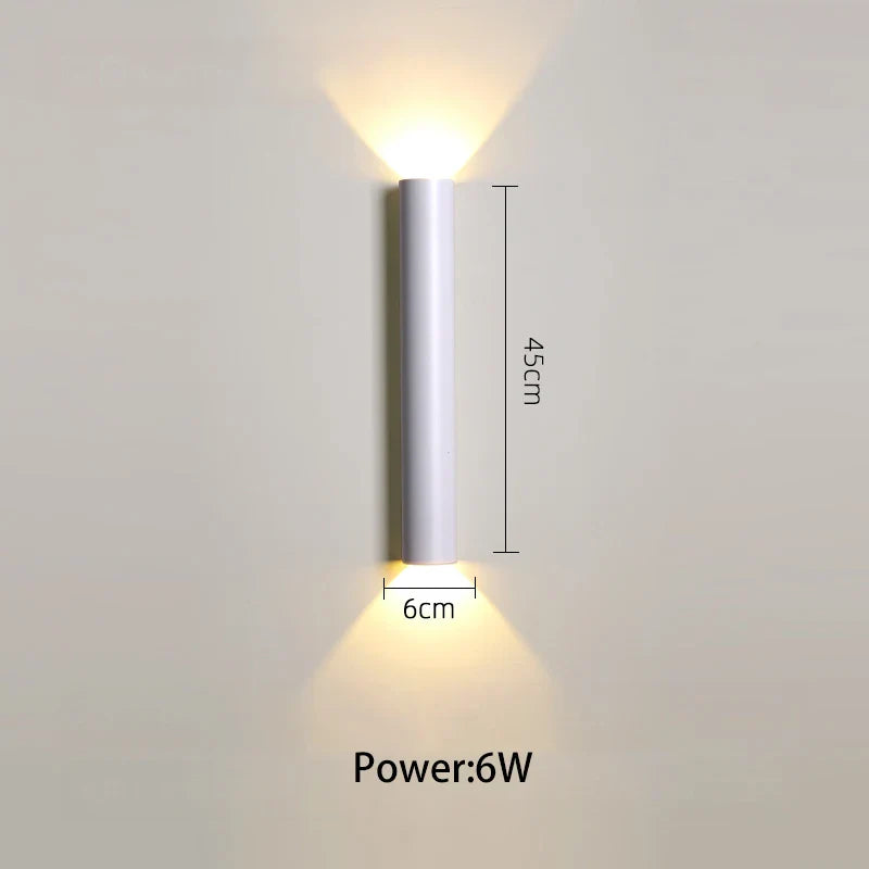 Decorbites™ LED-Wandleuchte: Einsame Linie nach oben und unten leuchtend für TV-Hintergrund oder Schlafzimmer