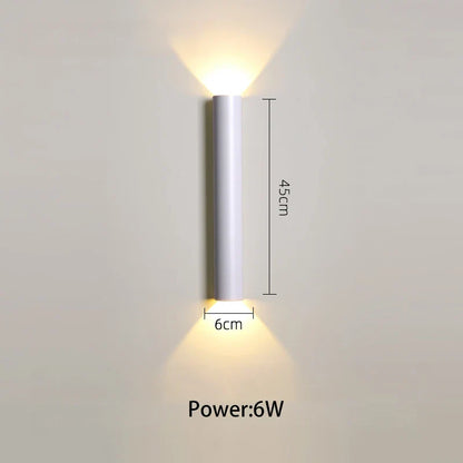Decorbites™ LED-Wandleuchte: Einsame Linie nach oben und unten leuchtend für TV-Hintergrund oder Schlafzimmer