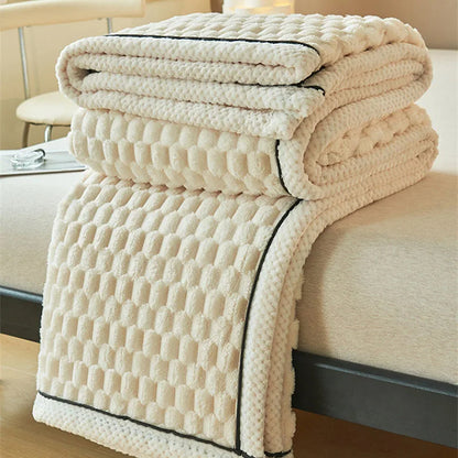 Decorbites™ Kuscheliges Flanell-Fleece-Decke für warmen Herbst- und Winterschlaf