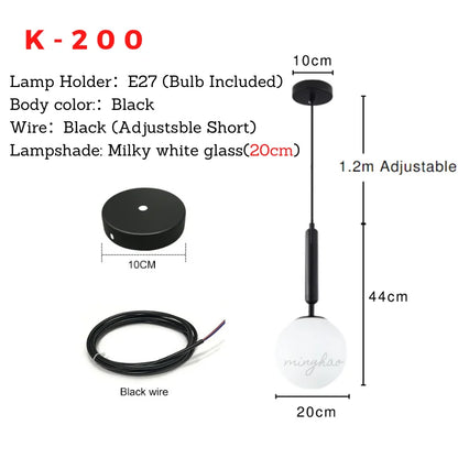 Decorbites™ Glas-Kugeln-LED-Kronleuchter – Minimalistisches nordisches Kunstwerk für Zuhause, Restaurant, Bar und Schlafzimmer