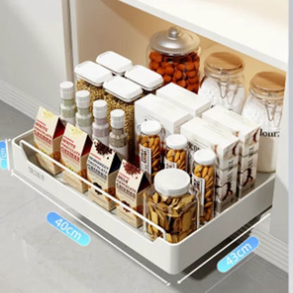 DecorBites™ Kitchen Organizer Rack for Cabinets Storage and Tableware - Slide Dish Rack