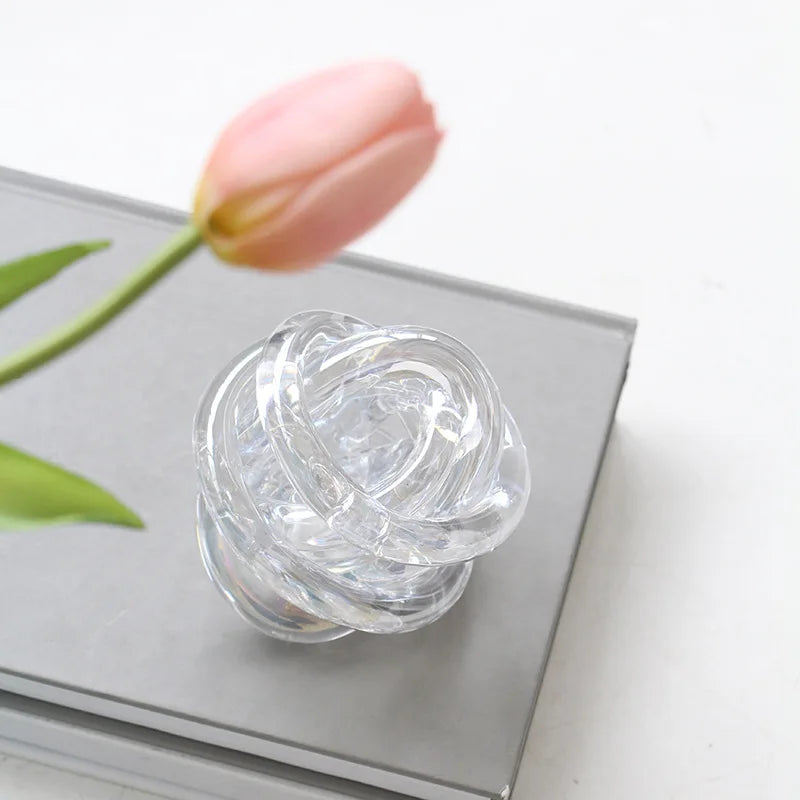 Decorbites™ Glas-Spulenwickelball-Ornament: Handgefertigt, geometrisch, transparent, Heimdekoration