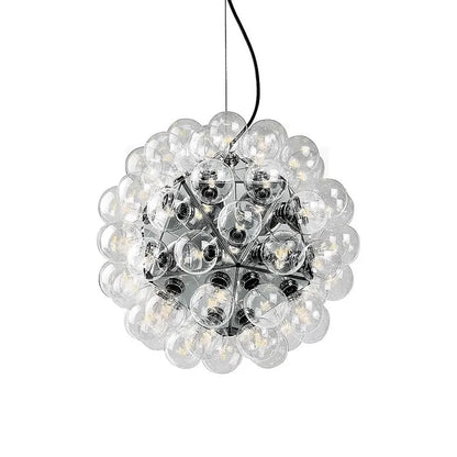 Decorbites™ Glas-Dandelion-LED-Kronleuchter in Schwarzgold für moderne Räume