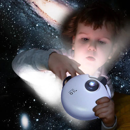 DecorBites™ Galaxy Starry Night Light Projector for Bedroom Decor & Kids Gift