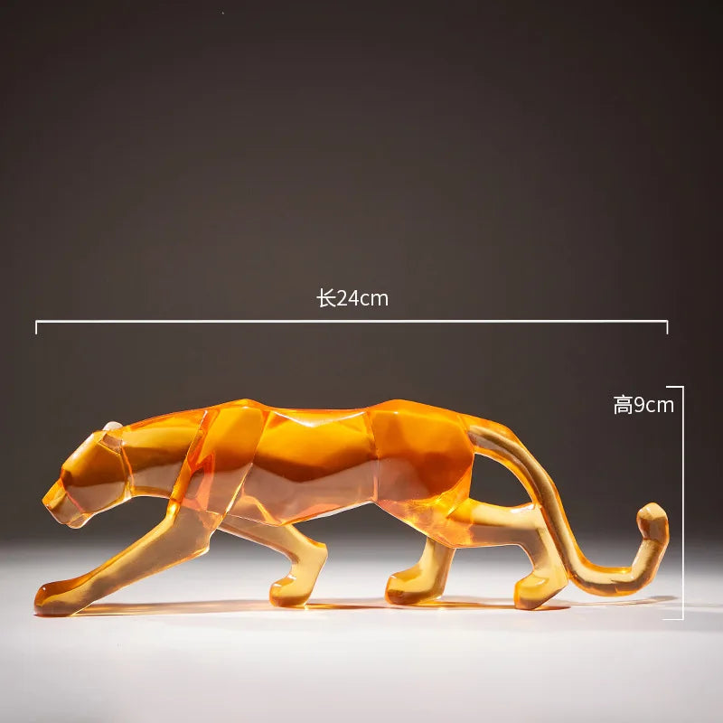 Decorbites™ Leopard Gepard Harz-Tier-Skulpturen für die Heimdekoration