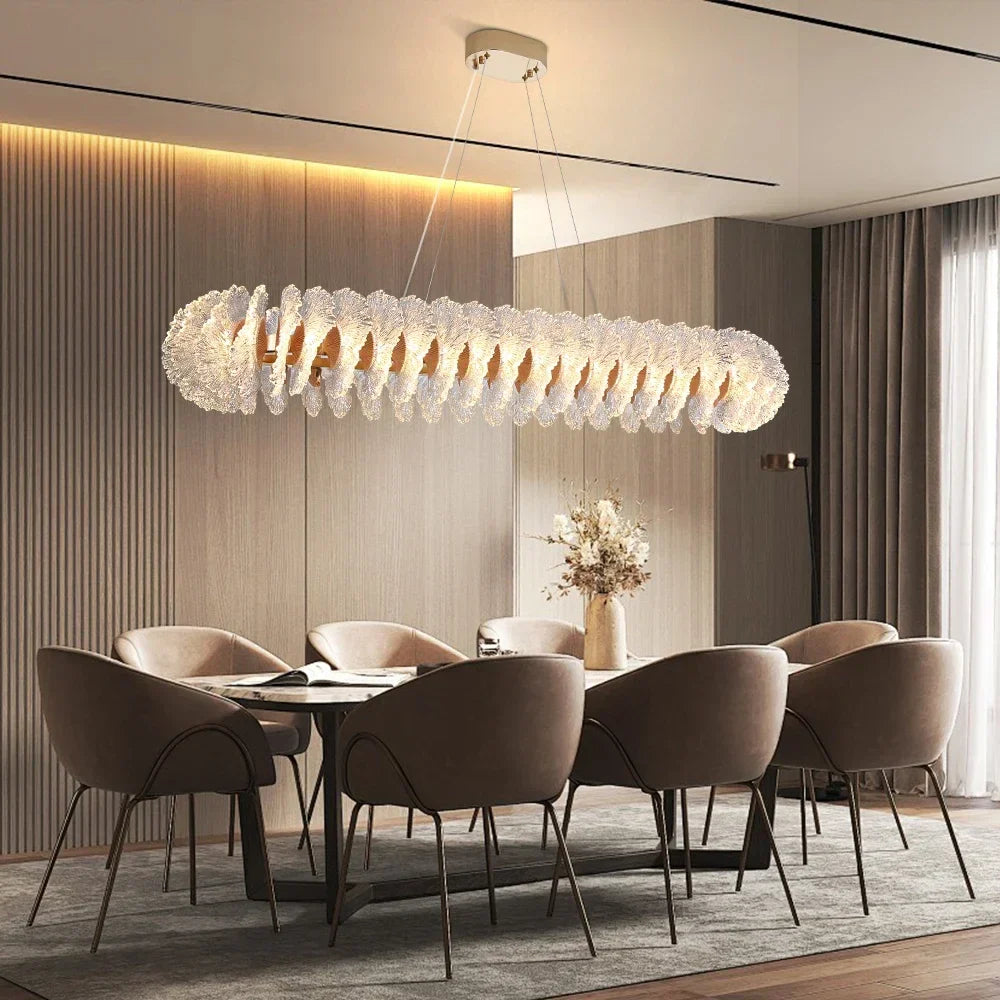 Decorbites™ Korallenblumen-Kristall-Leuchter: Moderne Luxus-LED-Pendelleuchte für Zuhause